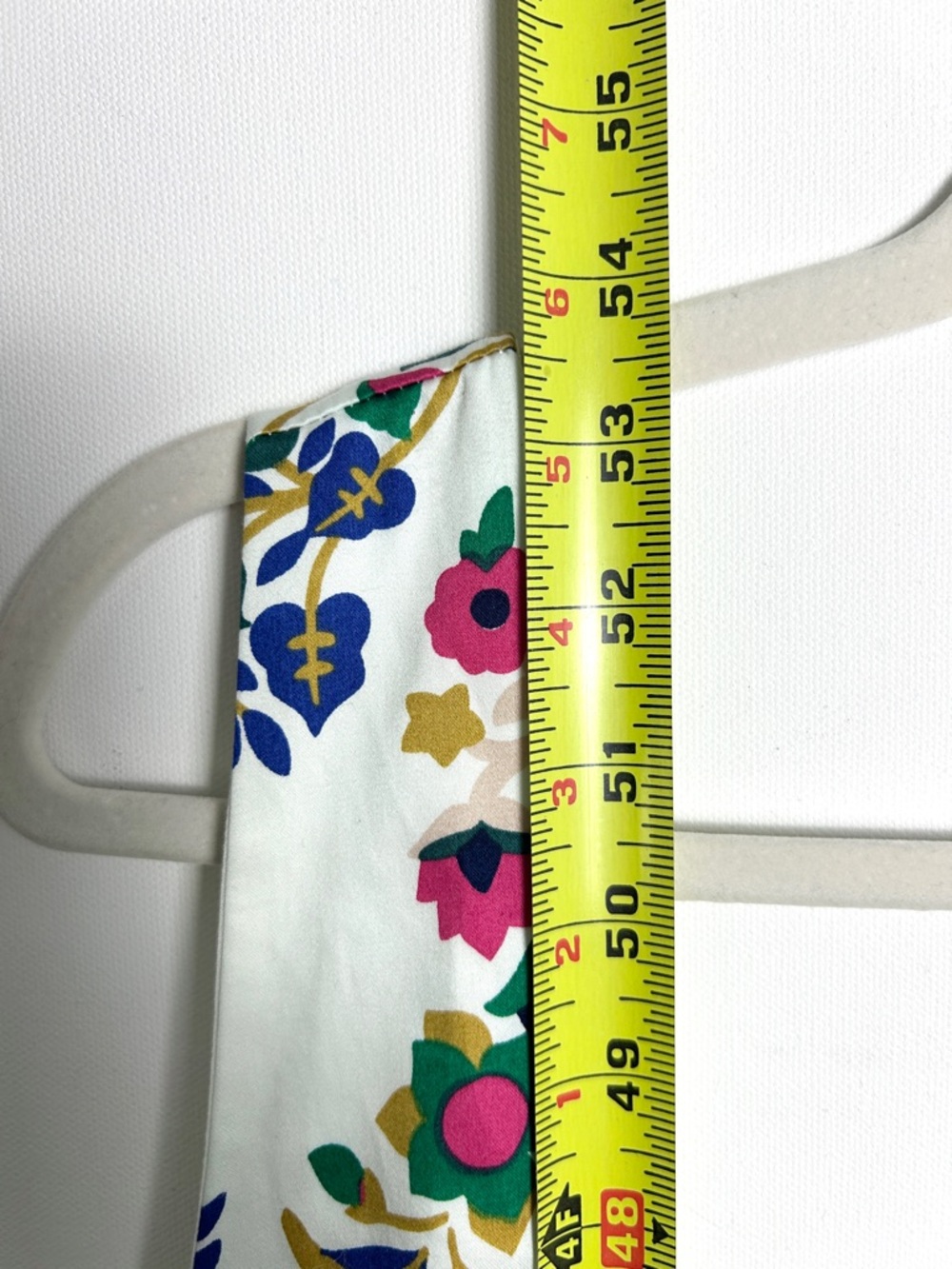 Boden NWT White Floral Midi Dress Violet Square Neck Summer Cotton Size 16 to 18 - Picture 13 of 15